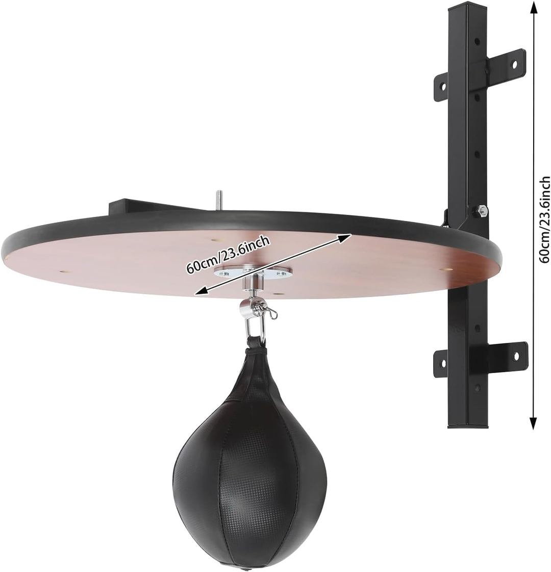 Log Farbe Speed Bag Plattform, Speed Bag Plattform Kit, Heavy Duty Boxing Training Ausrüstung mit Pu