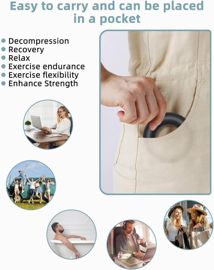 10 Stück Fingertrainer Knetball Handtrainer、knetball für hände therapie、Arthrose Training, Stärkung