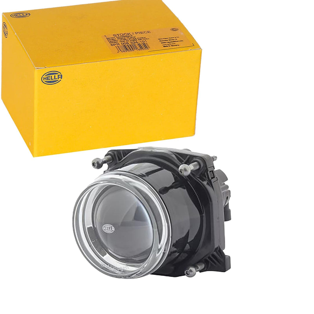 HELLA - Halogen/FF/DE-Hauptscheinwerfer - 90mm Performance - für u.a. Mercedes-Benz Unimog U300/3000