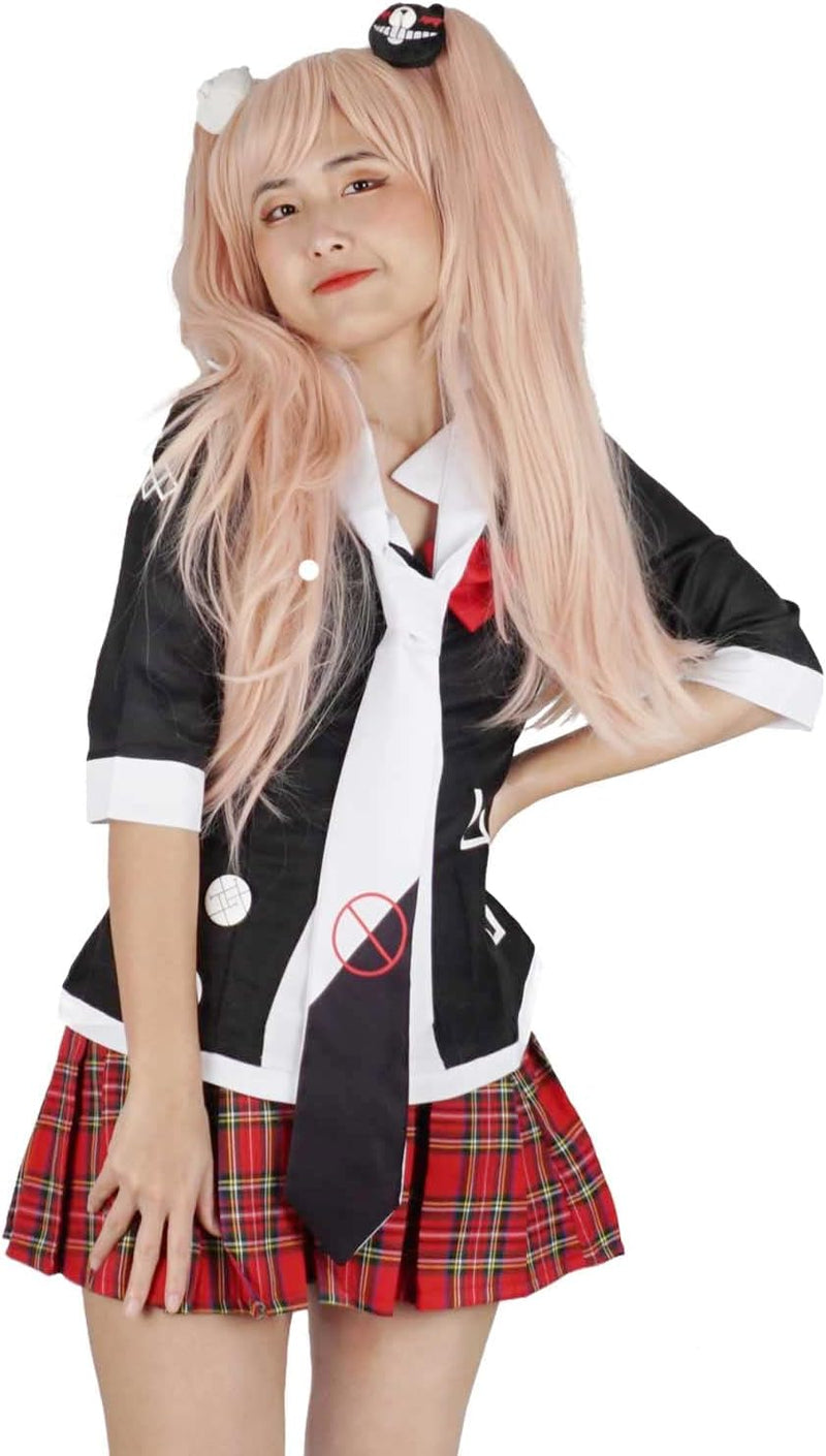 CoolChange Cosplay Kostüm von Junko Enoshima für Danganronpa Fans | Grösse: M, M