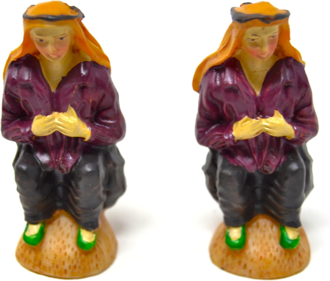 BETTER WITH FRIENDS 2 x Unit Figur CAGANER Harz, versteckte Krippe, 8 cm. der Mann, der . Figur sche