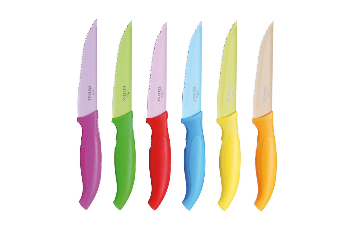Soul Kitchen Fleischmesser 6er Set Color mehrfarbig, Fleisch