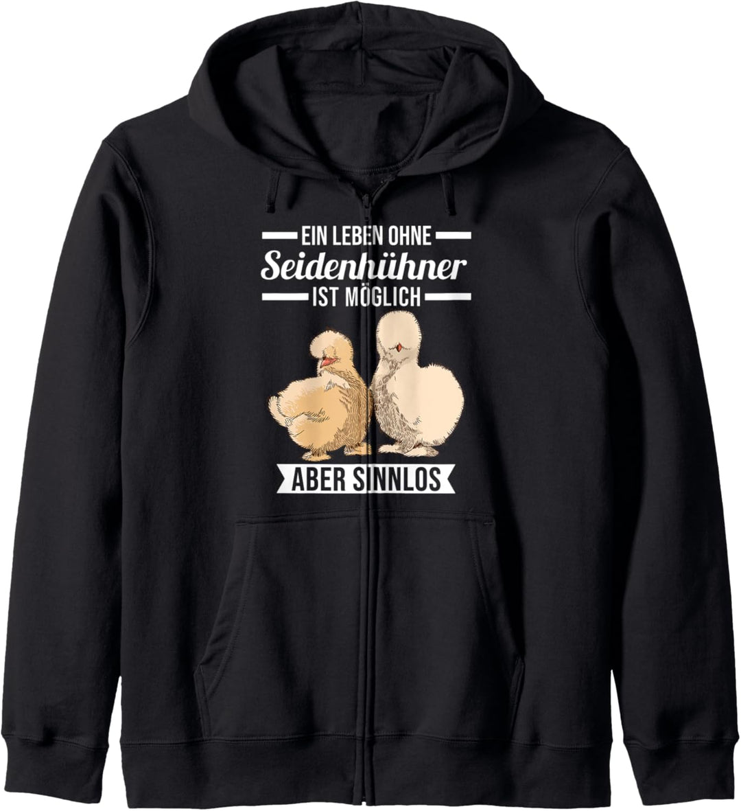 Seidenhuhn Seidenhühner Hühner Kapuzenjacke