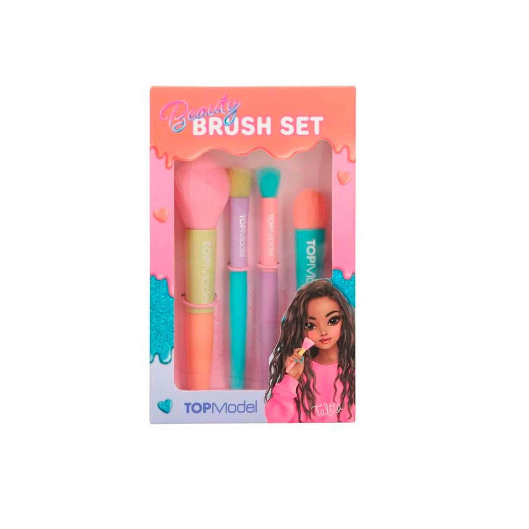 Depesche 12342 TOPModel 1 x Beauty and Me Pinselset - Make-up für Mädchen