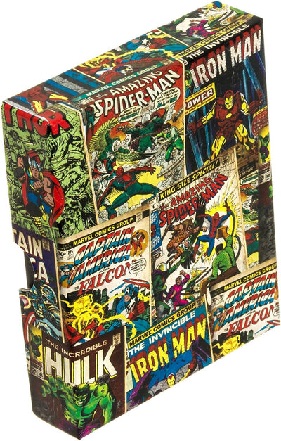 Marvel Comics Men's Graphic Comic Book Wallet (Multi Character) Mehrfarbiges Zeichen, Mehrfarbiges Z