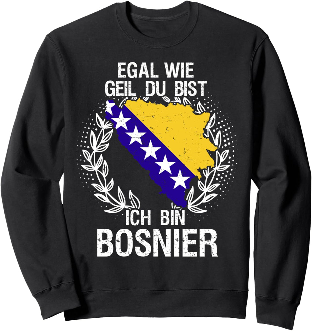 Bosnier sind cooler! - Bosnier Trikot Bosnia Bosnien Sweatshirt