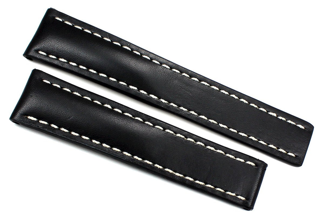 RIOS1931 Herren Leder Uhrenarmband Für Faltschliesse Handvernäht Breitling