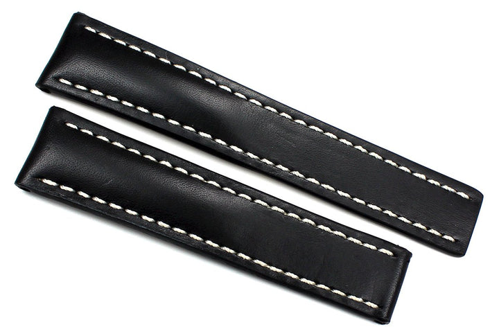 RIOS1931 Herren Leder Uhrenarmband Für Faltschliesse Handvernäht Breitling