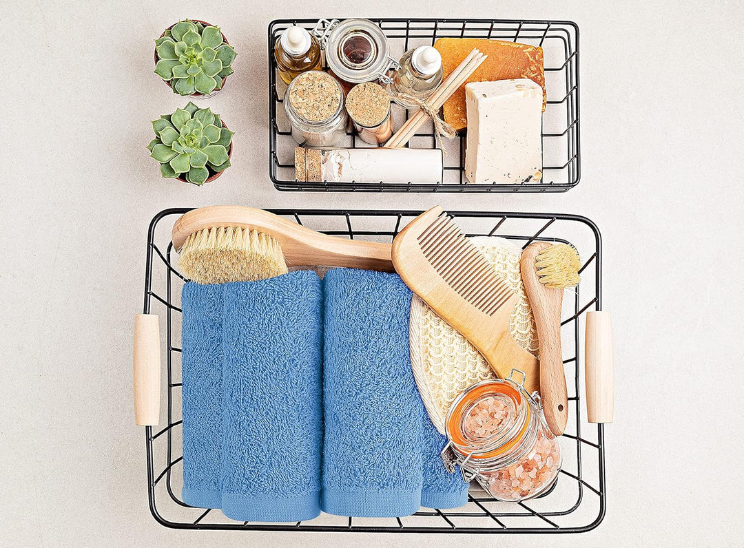 Utopia Towels Baumwoll-Waschlappen-Set – 100% ringgesponnene Baumwolle, hochwertige Flanell-Waschlap