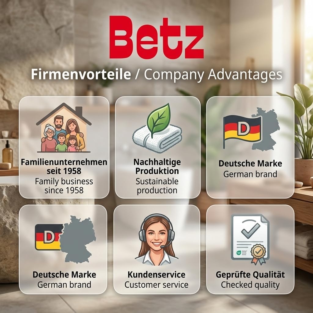 Betz Premium 12er Frottier Handtuch-Set - 2X Liegetücher - 4X Handtücher - 2X Gästetücher - 2X Seift