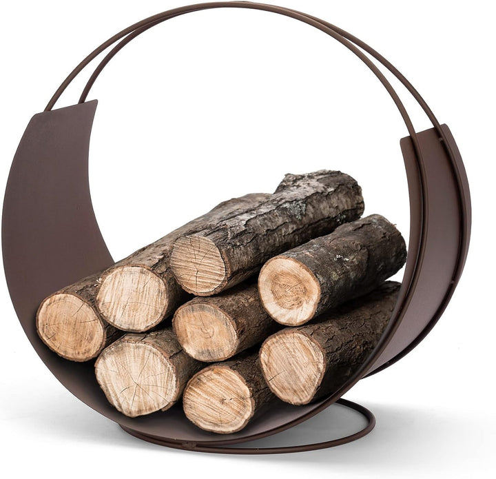 VASNER Situro S1/S2 Holzkorb, Kaminholzkorb Metall rund modern, praktische Brennholz Aufbewahrung, F