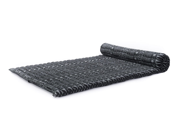 Leewadee Kapok Rollmatte – Handgefertigte Schlaf- & Relax Faltmatte aus Thailand, vielseitig als Gäs