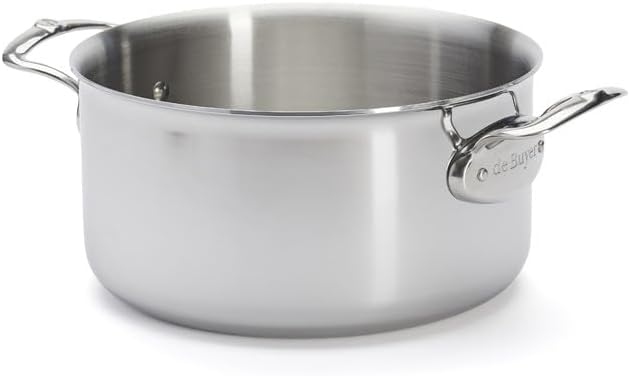 De Buyer - AFFINITY Edelstahltopf mit Edelstahldeckel - 24 cm - 3742.24