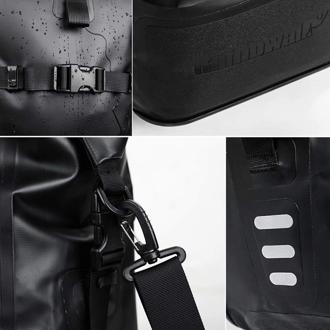 Rhinowalk 20L Fahrradtasche Wasserdicht Gepäckträgertasche Fahrrad Gepäckträger Seitentaschen Rollto