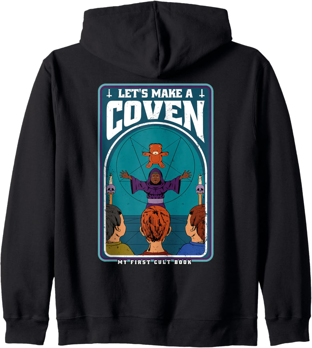 Let's Make a Coven. Lustiges Fake Vintage Kinderspiel Tee Kapuzenjacke