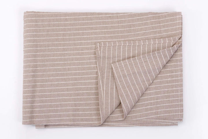 HomeLife - Sofabezug für 2-Sitzer-Sofa, elegant, gestreift, Bezug aus Baumwolle für Sofa, Schutz vor