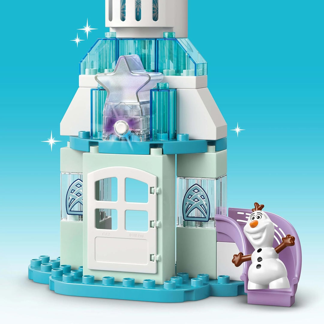 LEGO DUPLO │ Disney Annas und Elsas Party im Eispalast - Frozen Spielzeug mit ELSA Figur, Lichtstein