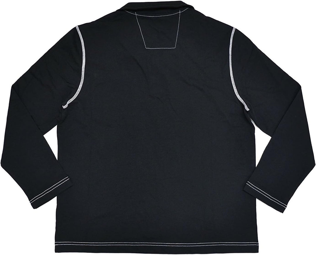 Nautica Mens Half Zip Mock Neck Sweatshirt