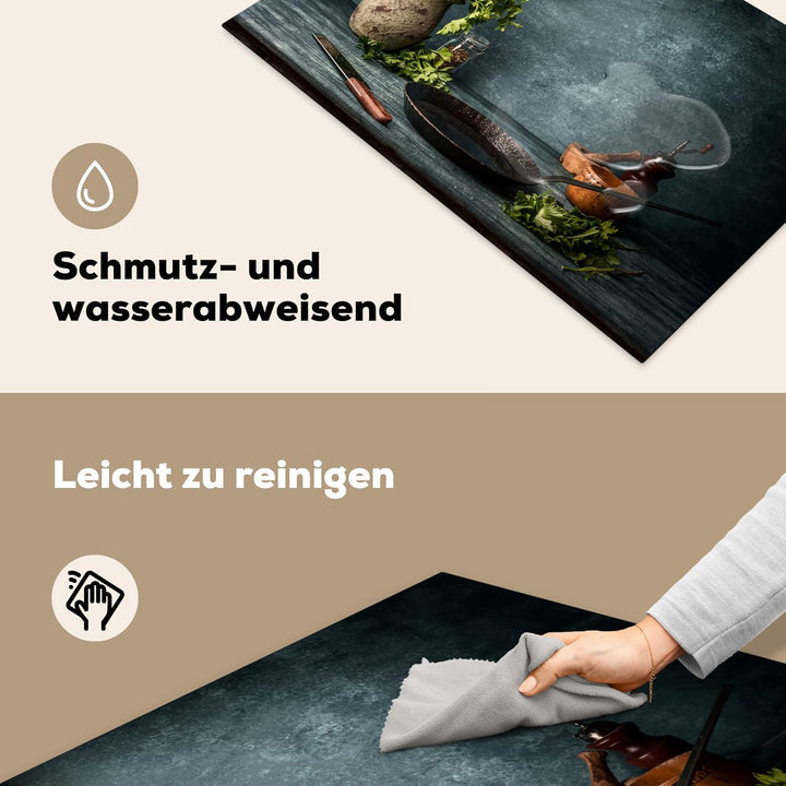 Herdabdeckplatte Einteilig Abdeckplatten Cerankochfeld Abdeckung Ceranfeld Herdplattenabdeckung Indu