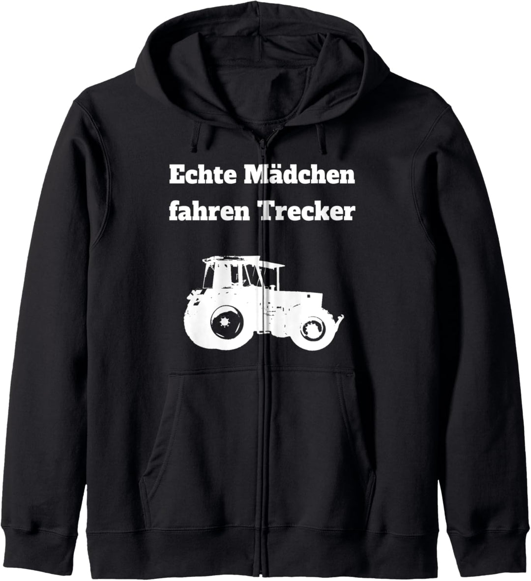 Landwirtin Trecker Traktor Mädchen Landwirtschaft Geschenk Kapuzenjacke