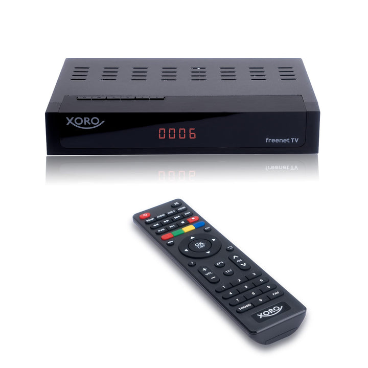 DVB-C/DVB-T2 FullHD Receiver XORO HRT 8770 TWIN, Digitales Kabelfernsehen, Freenet TV Entschlüsselun