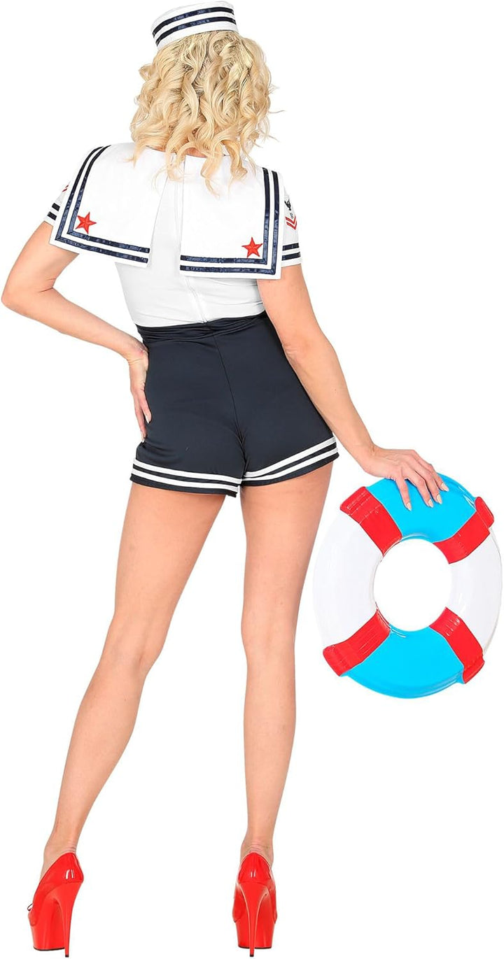 "SAILOR" (dress, hat) - (L), L