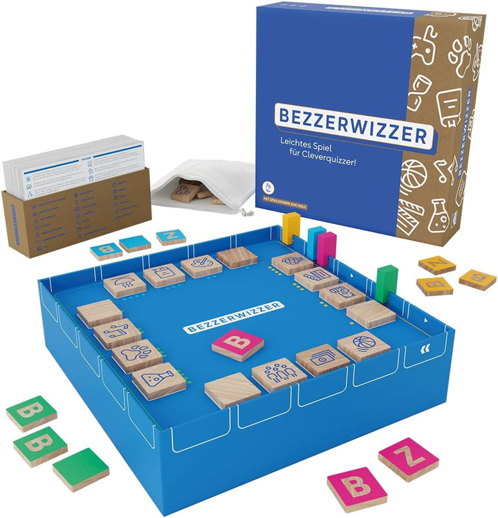 Asmodee, BEZZERWIZZER (Auflage 2025), Quiz- und Partyspiel ab 2 Spieler, ab 15 Jahren, 45 Minuten, 2