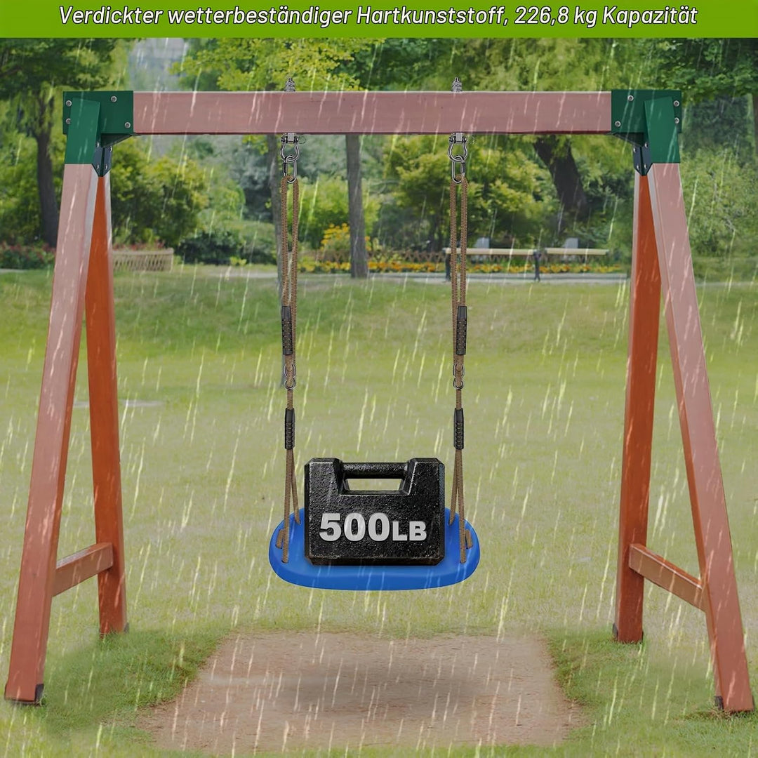 BeneLabel Schaukel Kinder, Indoor Outdoor Babyschaukel Hartgummi Schaukelsitz Spielplatz Gartenschau