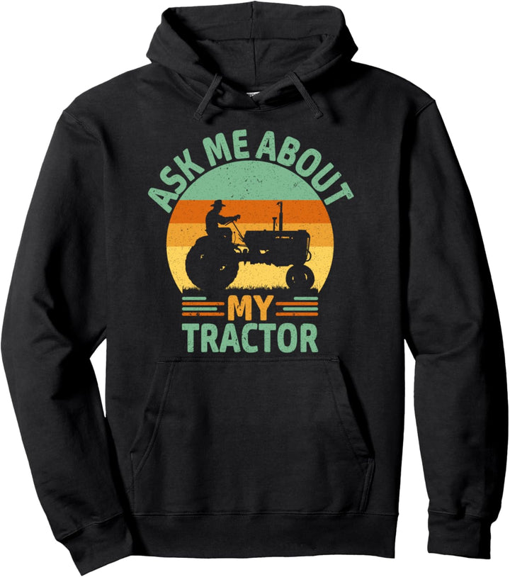 traktor tees für männer frage mich über meinen traktor Pullover Hoodie