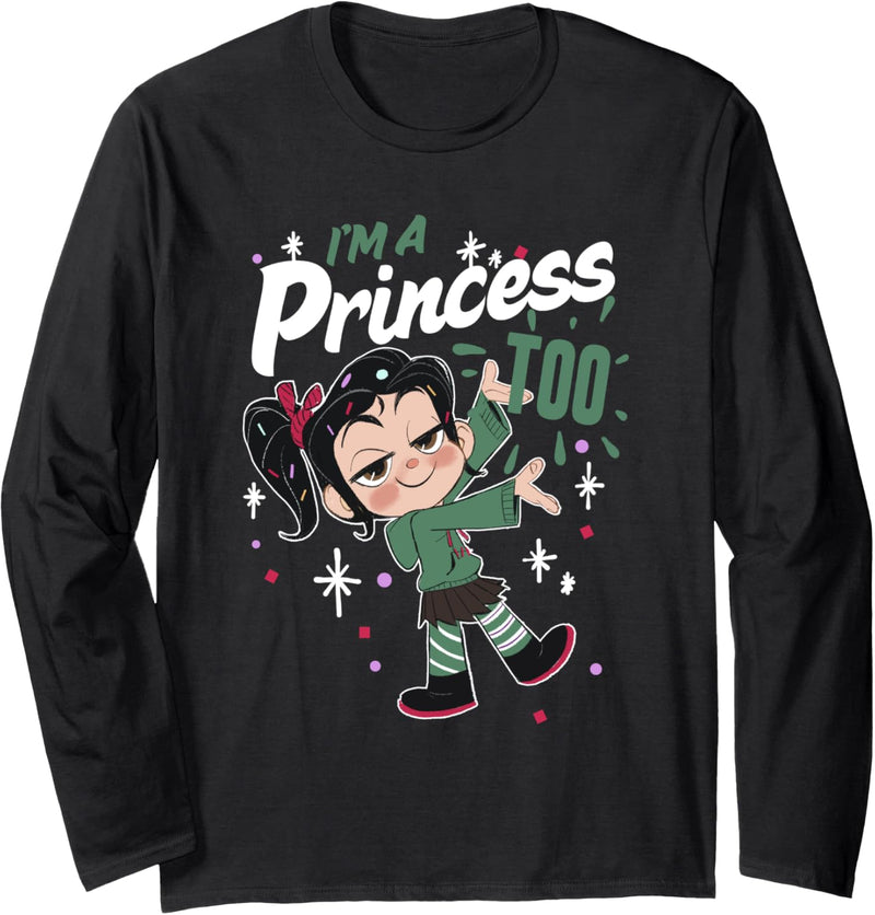 Disney Wreck It Ralph 2 Princess Logo Langarmshirt