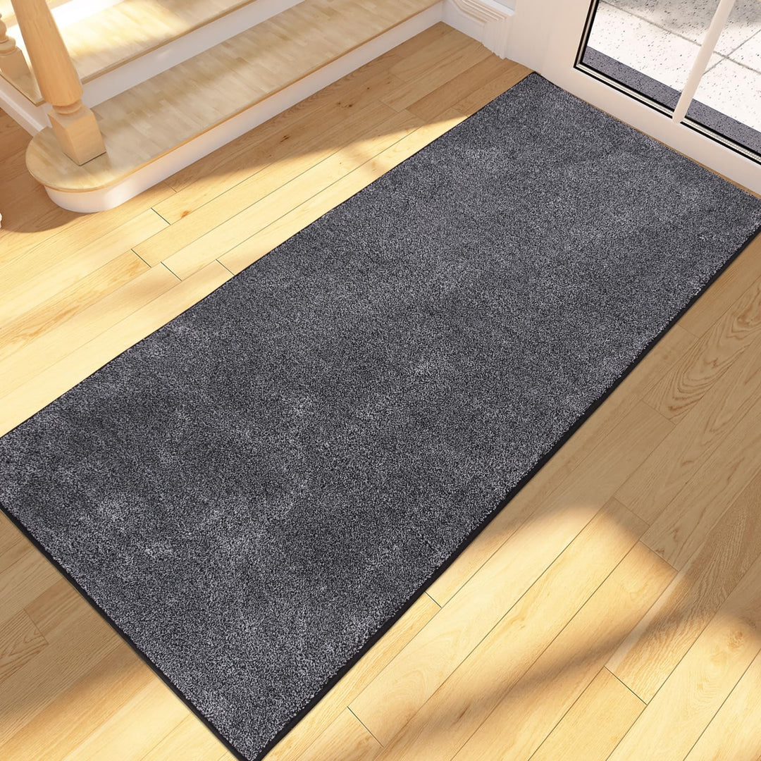 FCSDETAIL Schmutzfangmatte Innen Lang 60 x 150 cm, rutschfeste waschbare Fussmatte, Sauberlaufmatte,