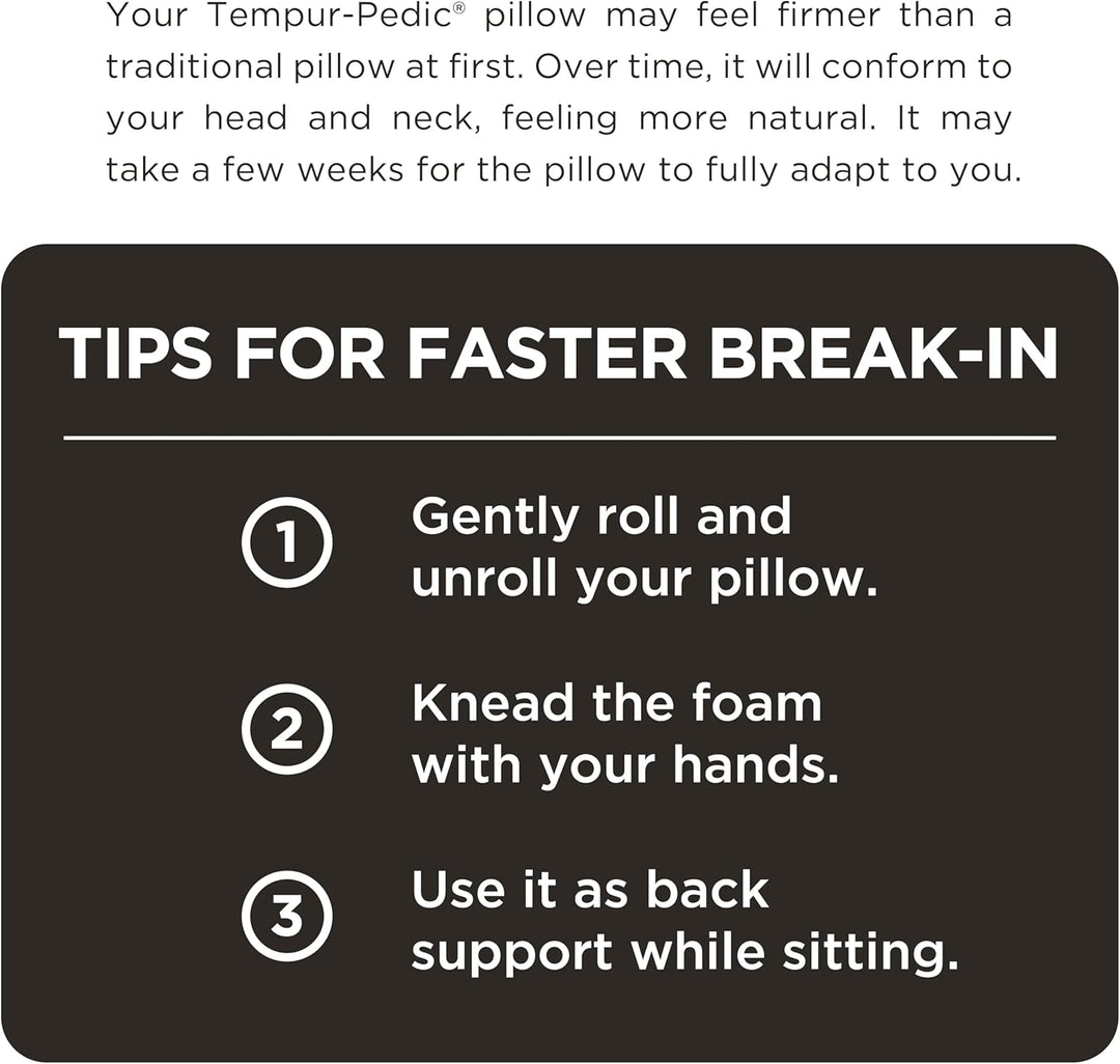 TEMPUR-PEDIC TEMPUR-Travel Nackenkissen, Polyester, Marineblau, Travel