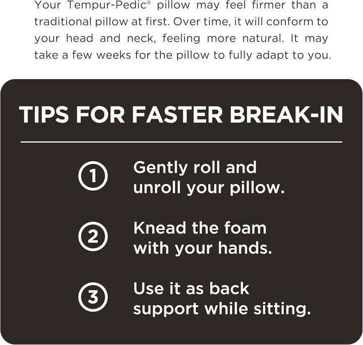 TEMPUR-PEDIC TEMPUR-Travel Nackenkissen, Polyester, Marineblau, Travel