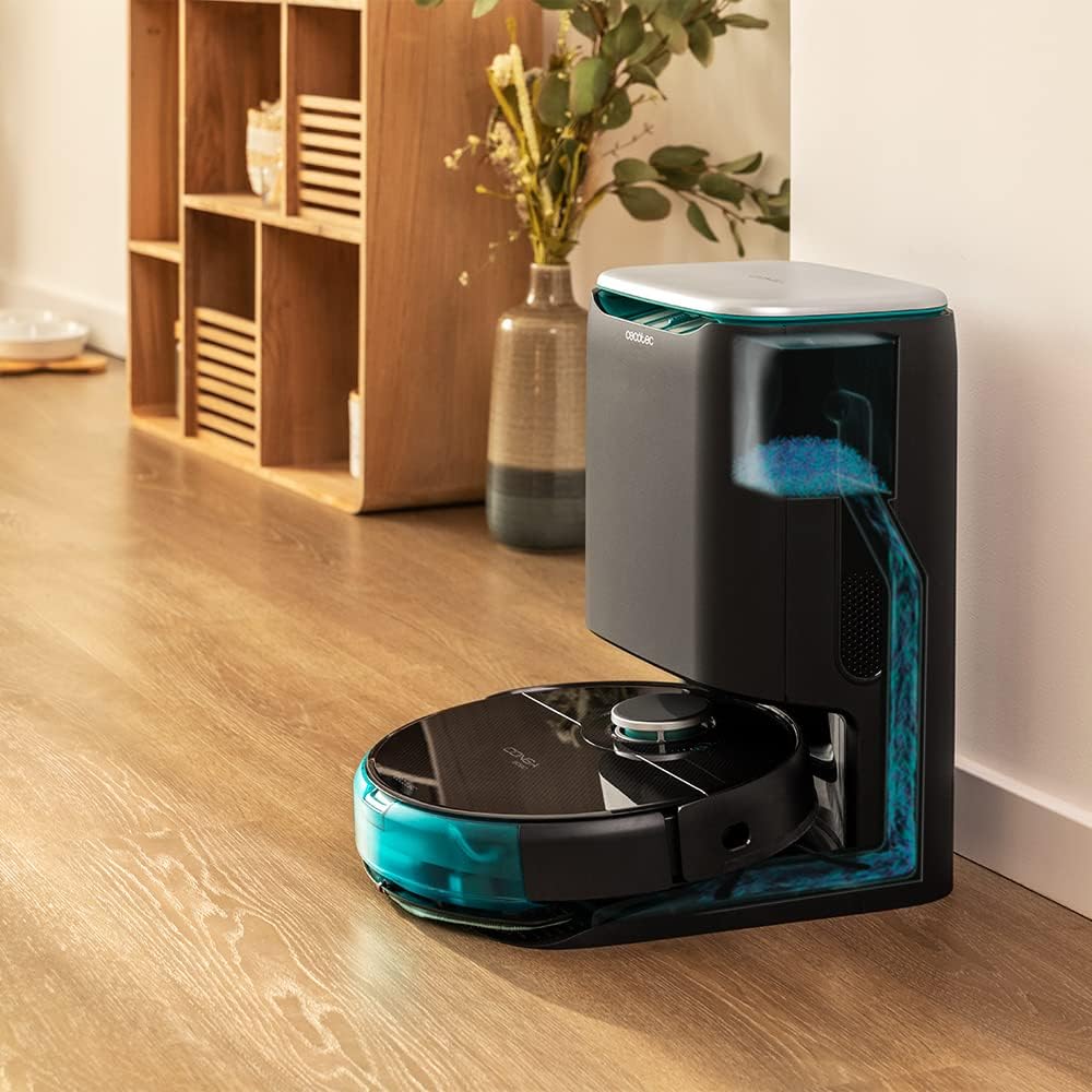Cecotec Selbstreinigende Basis Conga Home 10000. Kompatibel mit den Serien 8000 und 9000, Automatisc