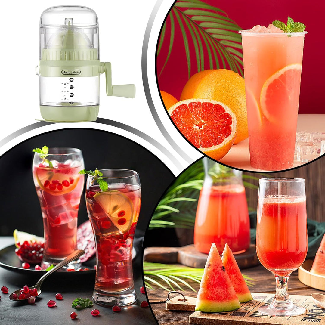 Juicer Machine Saftpresse Manuell 2-in-1 Manueller Zitronenpresse, Handgehaltenersaftpresse - Und Or