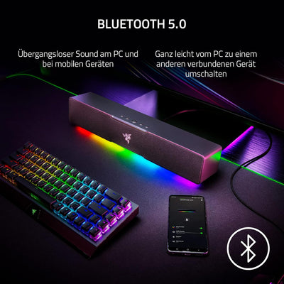 Razer Leviathan V2 X - PC-Gaming-Soundbar (PC-Soundbar mit Full-Range-Treibern, Kompaktes Format, St