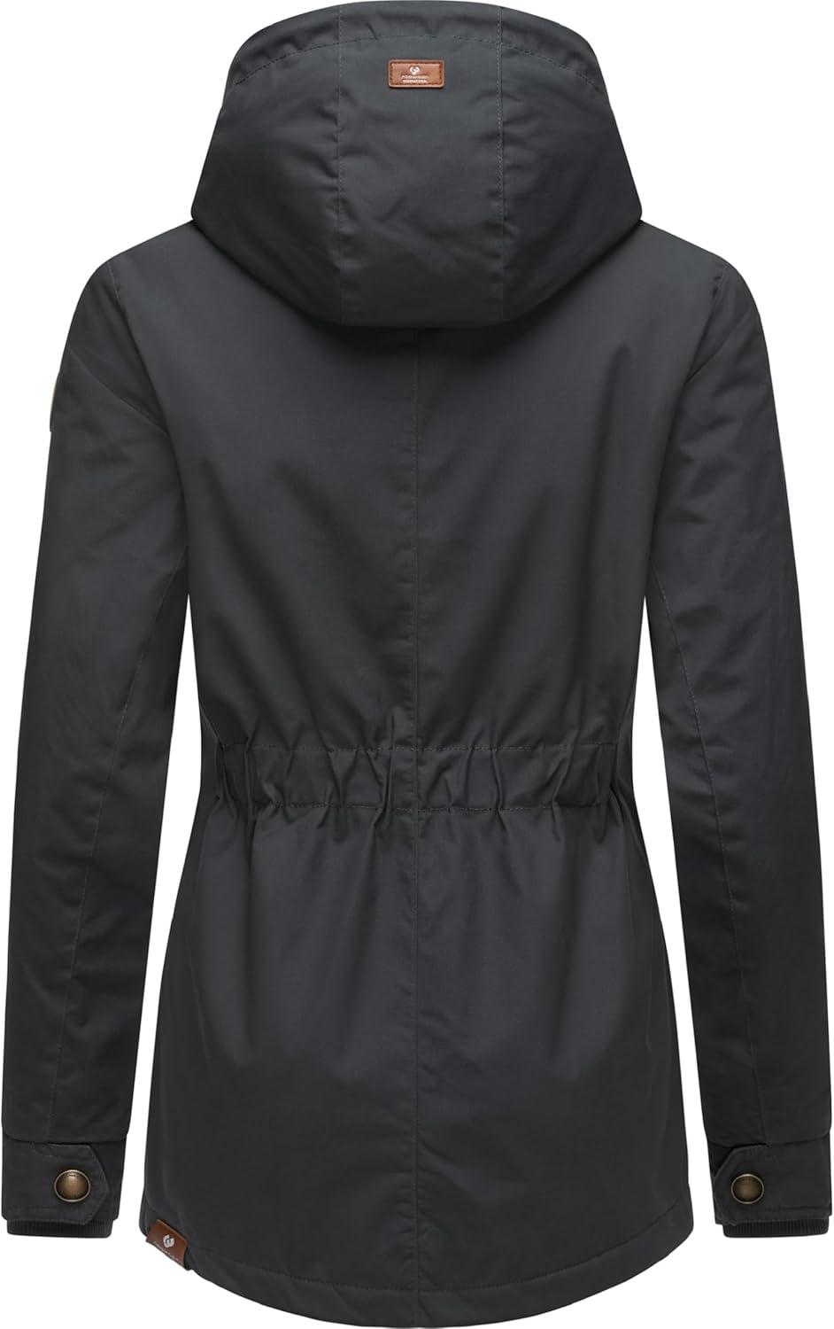 Ragwear Damen warme Winterjacke kurz mit Kapuze Monade XS-6XL S Dark Grey24, S Dark Grey24