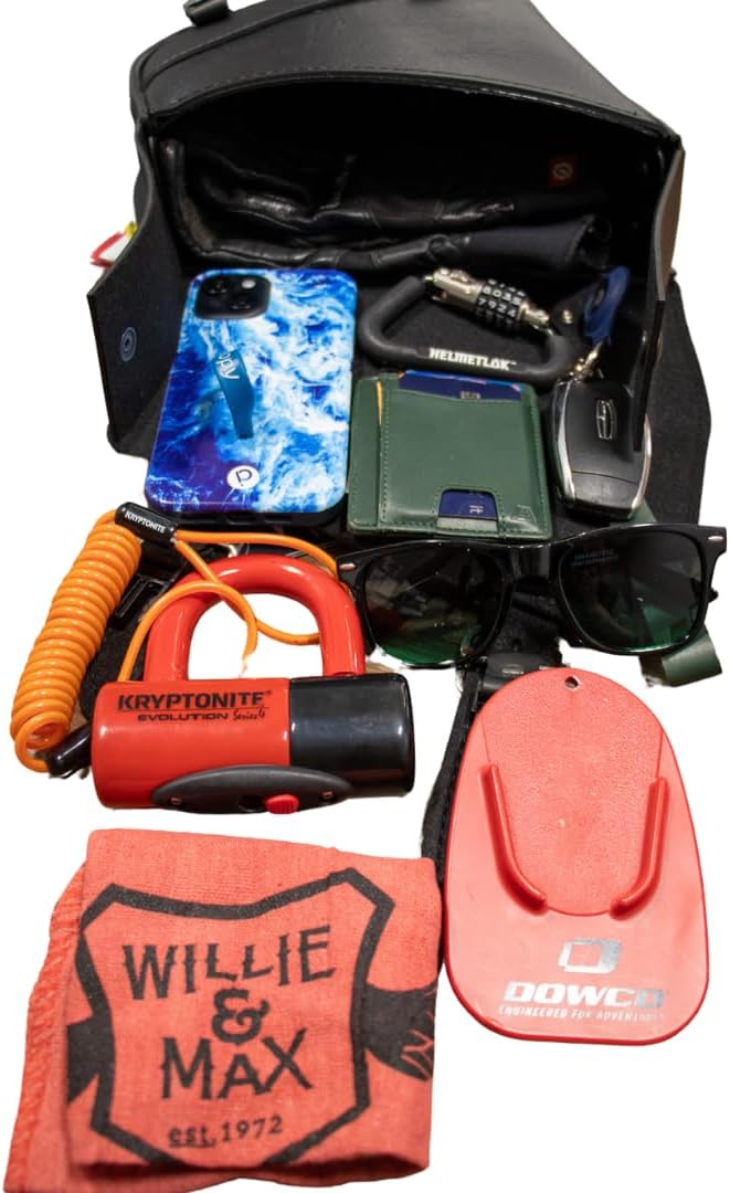 Willie & Max 59776-00 powersports-Saddle-Bags Synthetic Leather, Synthetic Leather