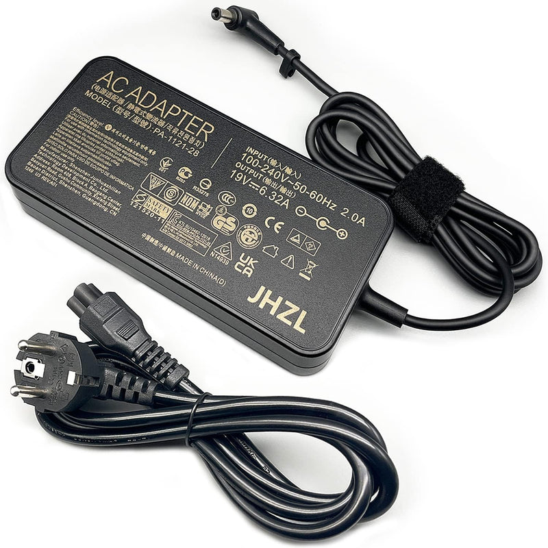 JHZL 120W 19V 6.32A Ladegerät AC Adapter PA-1121-28 Kompatibel für ASUS TUF FX705GM FX705DT FX705GE