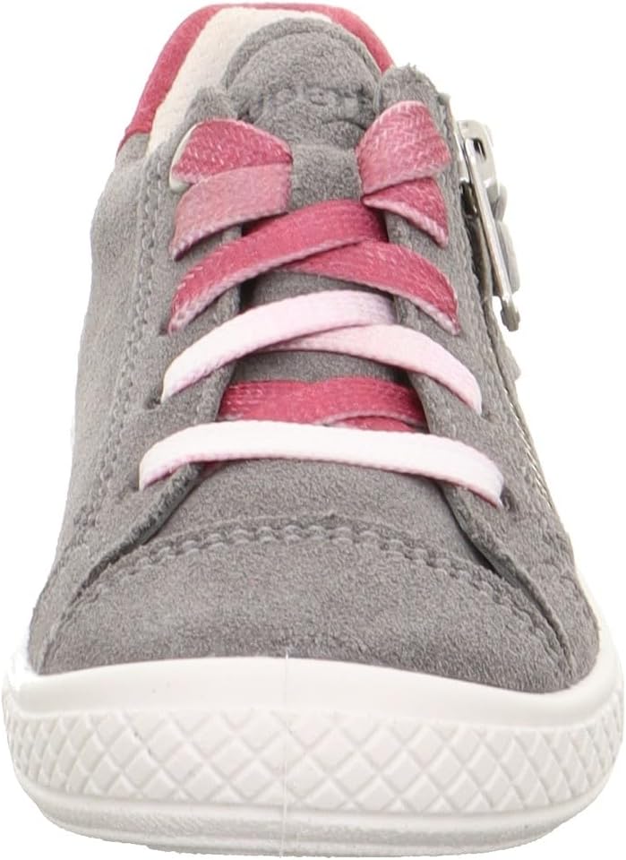 Superfit Mädchen Tensy Sneaker 25 EU Hellgrau 2500, 25 EU Hellgrau 2500