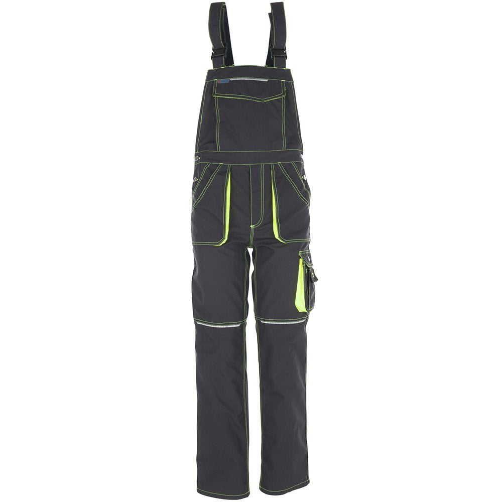 Planam Grösse 106 Unisex Basalt Neon Latzhose anthrazit gelb Modell 6230 Anthrazit/Gelb 106, Anthraz