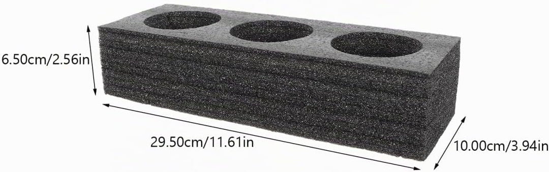 HEMOTON Becherhalter Schaumstoff 29.50X10.00X6.50Cm Tassenständer Für Milchtee Kaffee to-Go Getränke