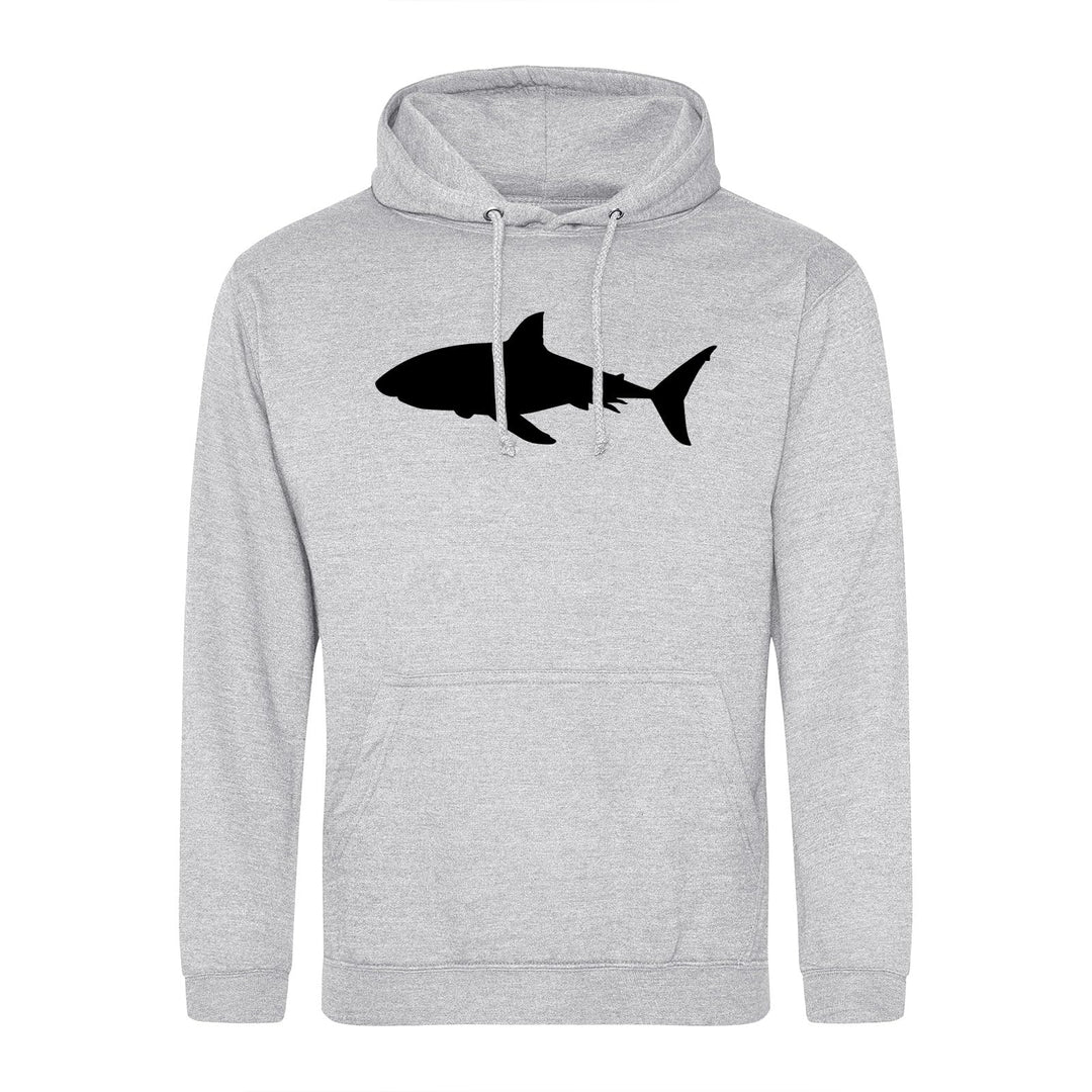 Huuraa Unisex Hoodie Hai Silhouette Pullover Vegan Grösse 3XL mit Motiv für alle Tierfreunde Geschen
