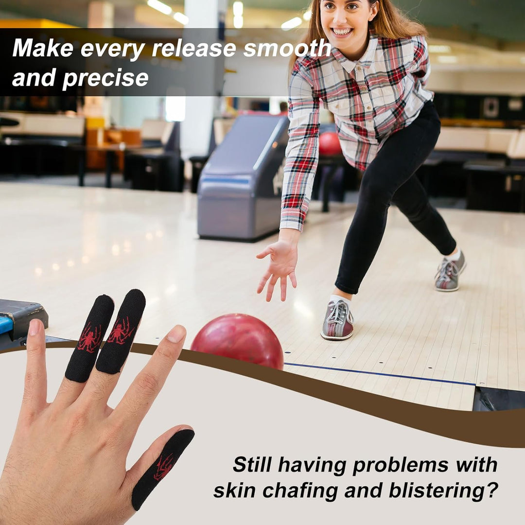 BOXOB 120 Stück Spider Bowling-Fingertape, Elastisches Schützendes Fingereinlageband Atmungsaktives