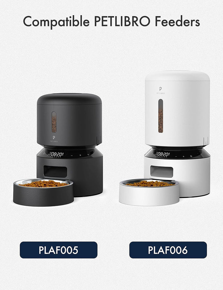 PETLIBRO Tierfutter-Splitter mit Edelstahlnäpfen, automatische Katzen-Futternäpfe für Zwei Katzen od