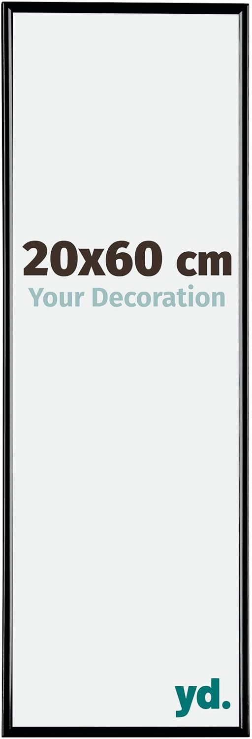 yd. Your Decoration - Bilderrahmen 20x60 cm - Bilderrahmen aus Kunststoff mit Acrylglas - Antireflex