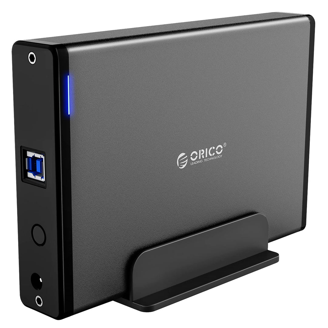 ORICO 3,5 Zoll Externes Festplattengehäuse mit Abnehmbarem Gehäuse USB 3.0 auf SATA 3.0 5Gbps für SA
