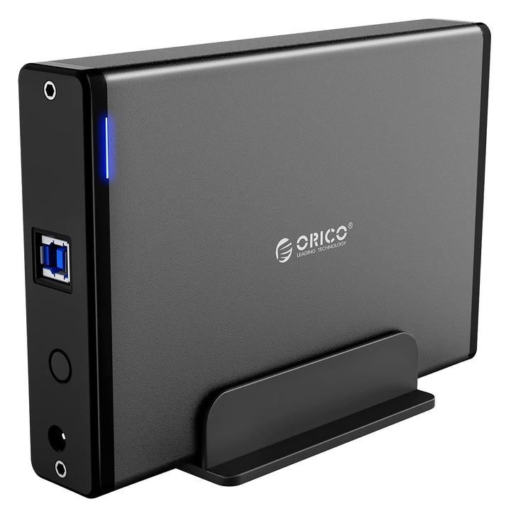 ORICO 3,5 Zoll Externes Festplattengehäuse mit Abnehmbarem Gehäuse USB 3.0 auf SATA 3.0 5Gbps für SA