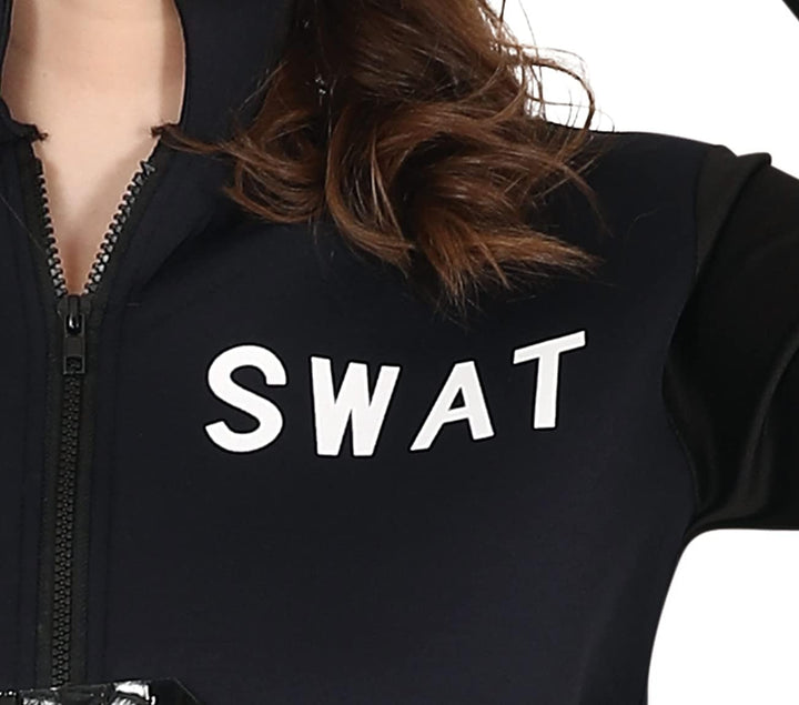 FIESTAS GUIRCA SWAT Kostüm Mädchen – Blaue Polizei Uniform und Polizeimütze für Mädchen 14-16 Jahre,