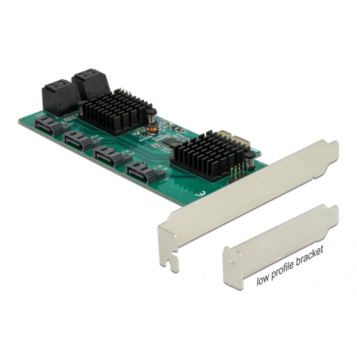 DELOCK 8 Puertos SATA PCI Express X4 CARD BAJO PERFIL